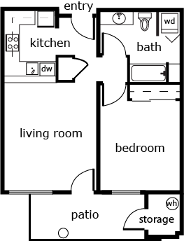 Sienna Lofts 1 bed 1 bath 697 sf